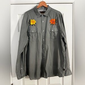 Howler Brothers Yellow & Orange Floral Embroidery